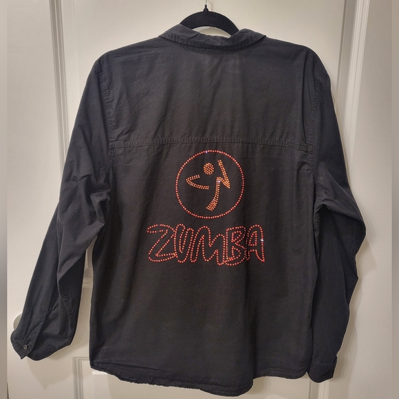 Zumba Black Long Sleeve Shirt - Picture 1 of 6